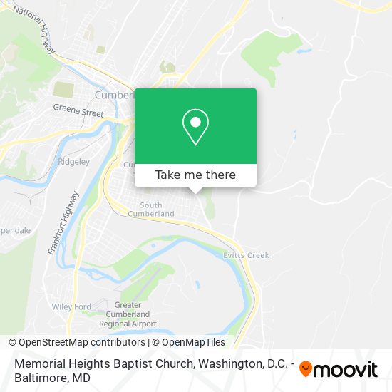 Mapa de Memorial Heights Baptist Church