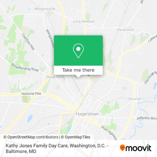 Kathy Jones Family Day Care map