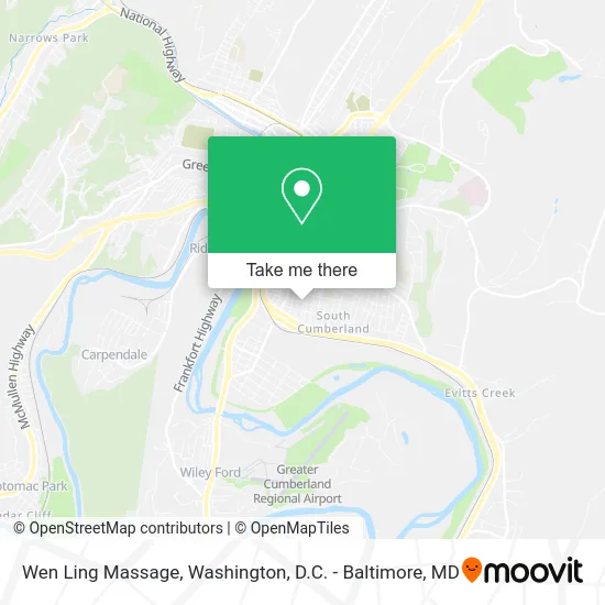 Wen Ling Massage map