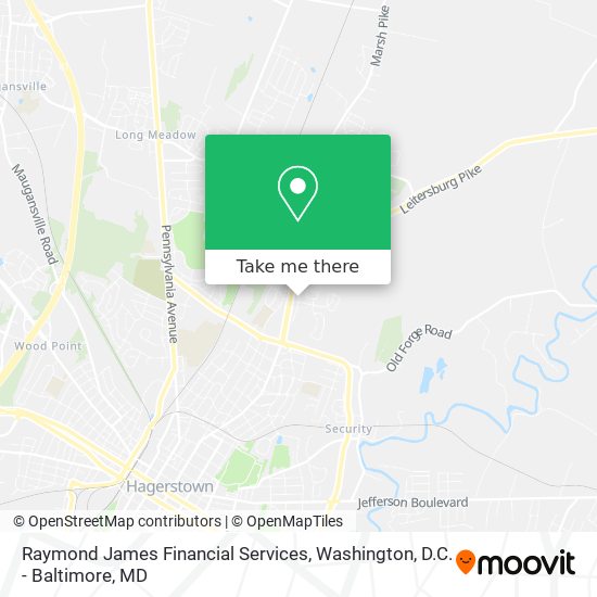 Raymond James Financial Services map