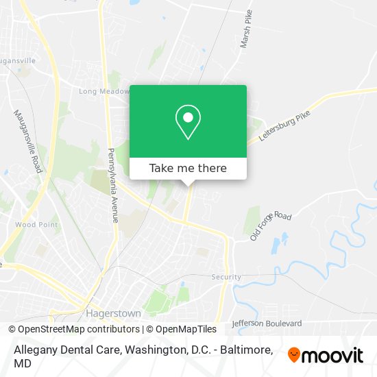 Mapa de Allegany Dental Care