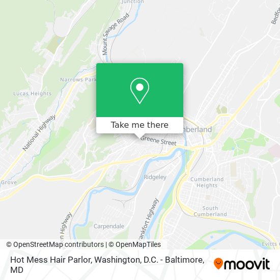 Hot Mess Hair Parlor map