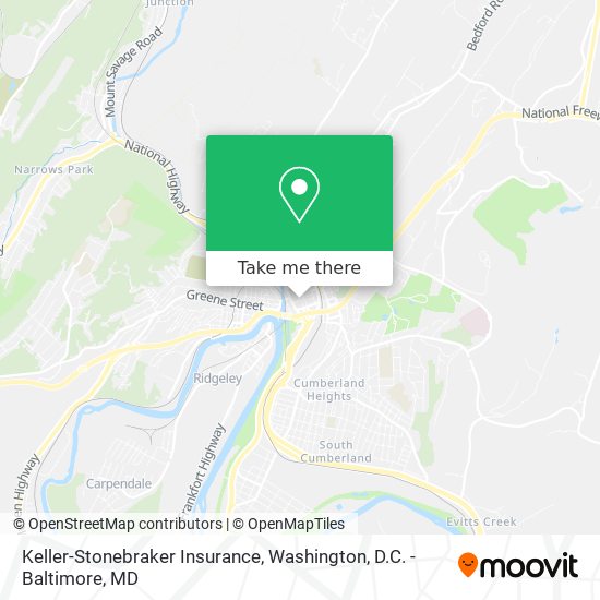 Mapa de Keller-Stonebraker Insurance