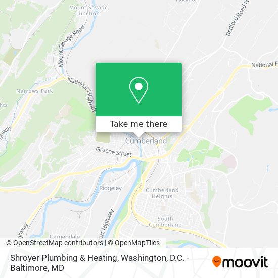 Shroyer Plumbing & Heating map