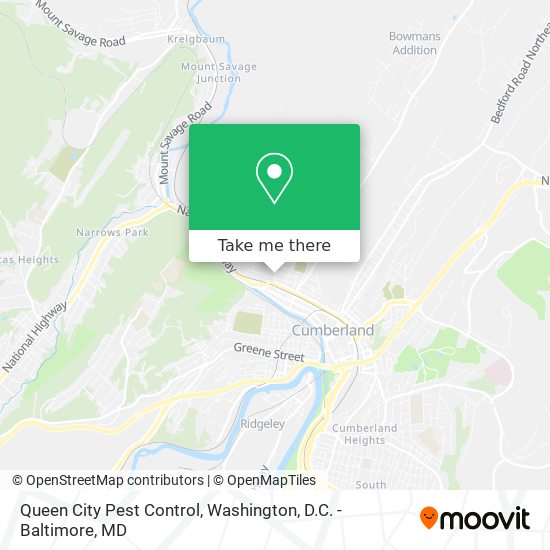 Mapa de Queen City Pest Control