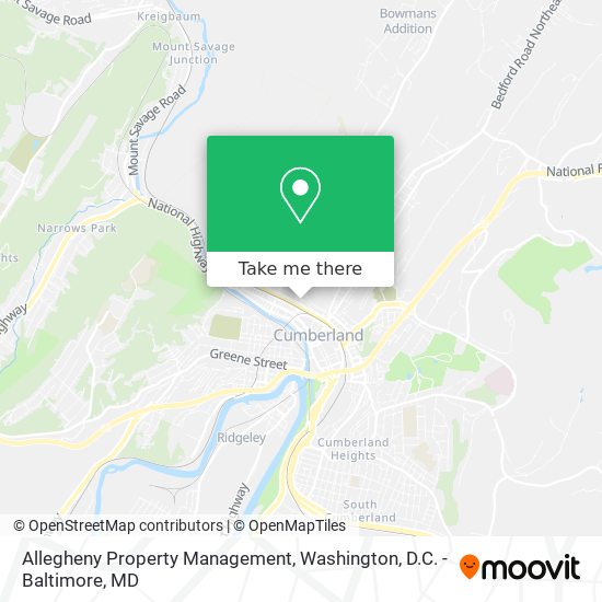 Mapa de Allegheny Property Management