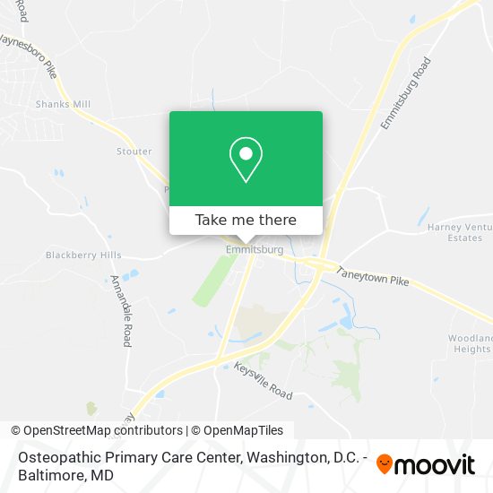 Osteopathic Primary Care Center map