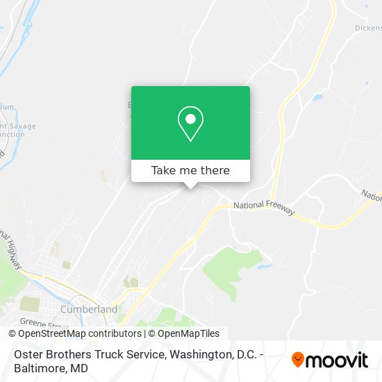 Oster Brothers Truck Service map