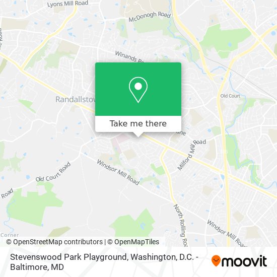 Mapa de Stevenswood Park Playground