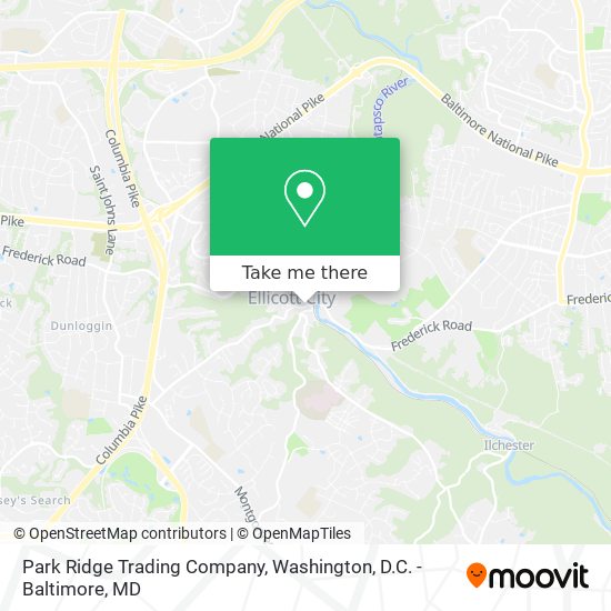 Mapa de Park Ridge Trading Company