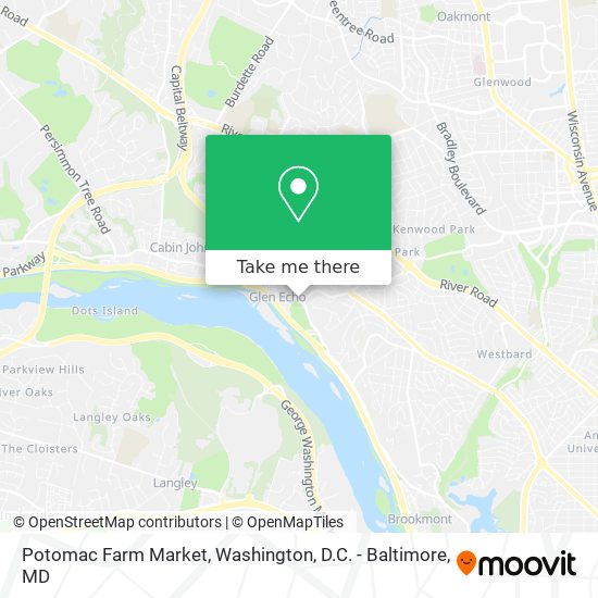 Mapa de Potomac Farm Market