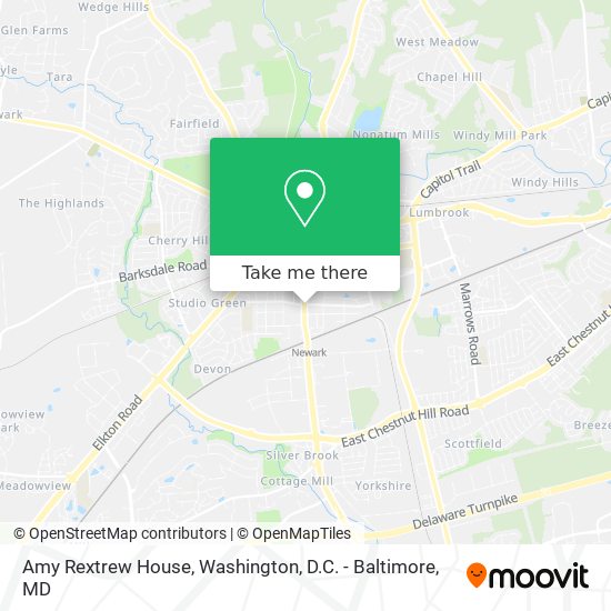 Mapa de Amy Rextrew House