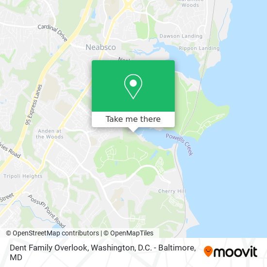 Mapa de Dent Family Overlook
