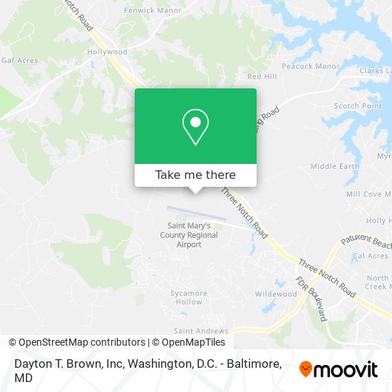 Mapa de Dayton T. Brown, Inc