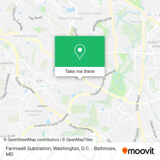 Farmwell Substation map