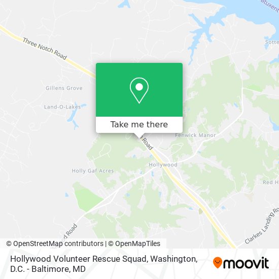 Mapa de Hollywood Volunteer Rescue Squad