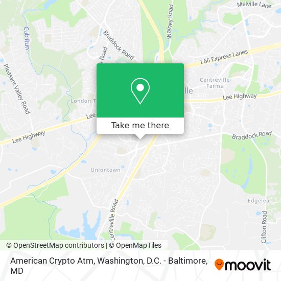 Mapa de American Crypto Atm