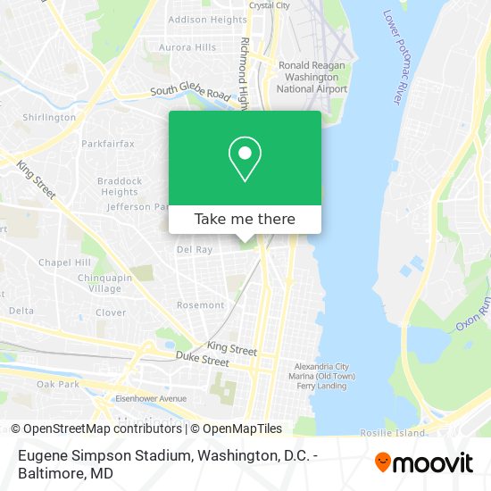 Eugene Simpson Stadium map