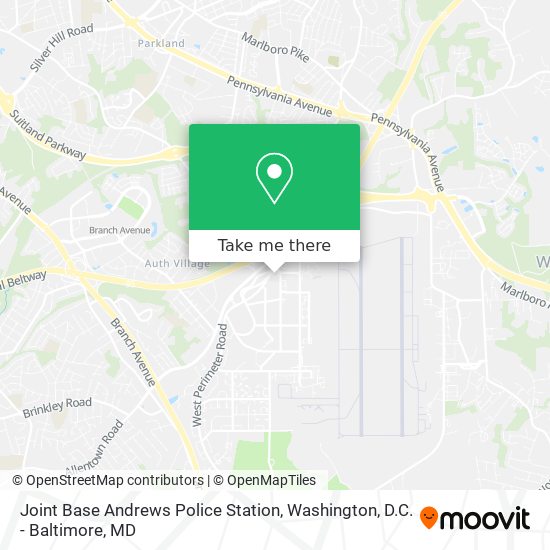 Mapa de Joint Base Andrews Police Station