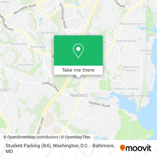 Student Parking (B4) map