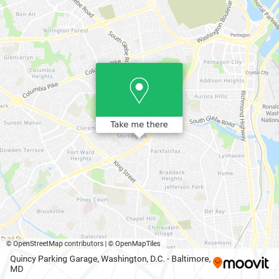 Mapa de Quincy Parking Garage