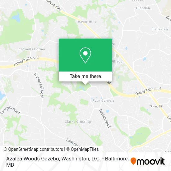 Azalea Woods Gazebo map