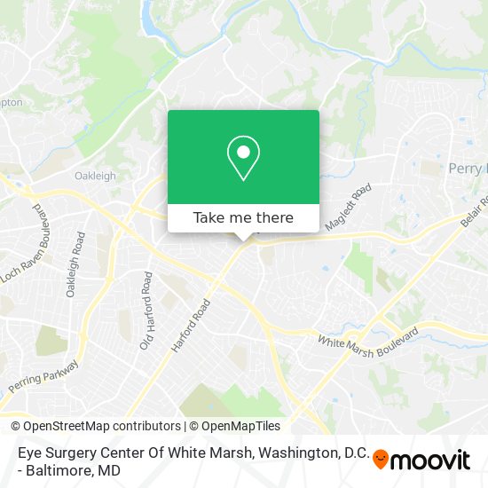 Eye Surgery Center Of White Marsh map