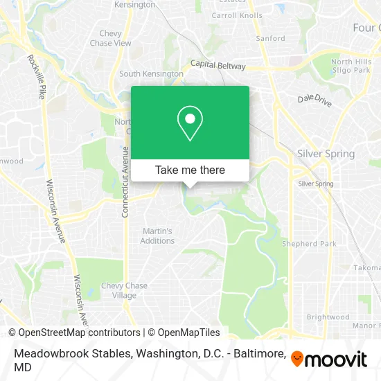 Meadowbrook Stables map