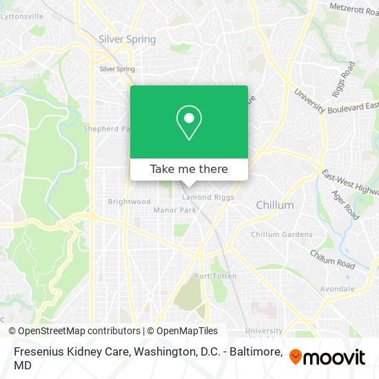 Fresenius Kidney Care map