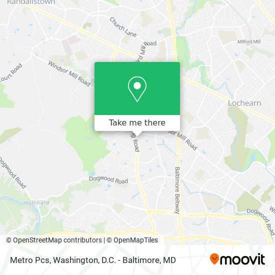 Metro Pcs map