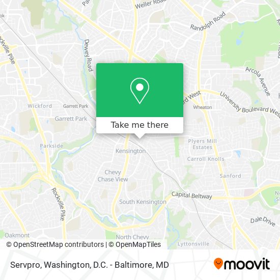 Servpro map