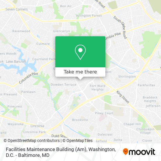 Mapa de Facilities Maintenance Building (Am)