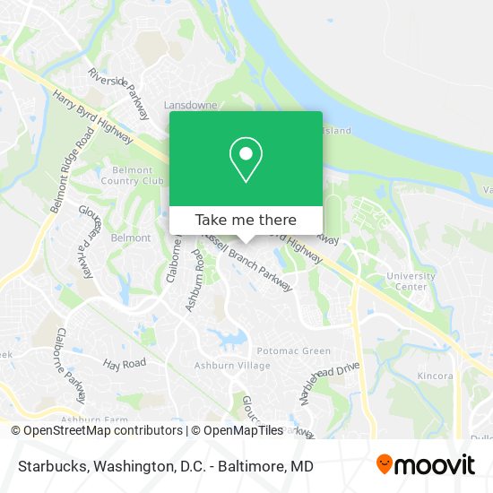 Starbucks map