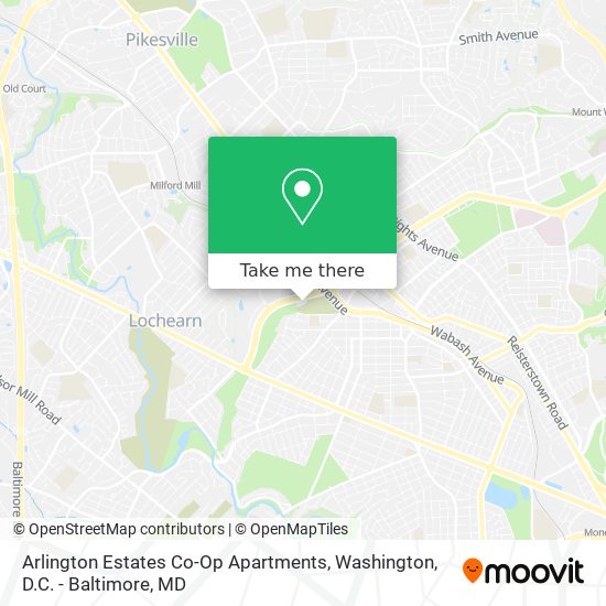 Mapa de Arlington Estates Co-Op Apartments