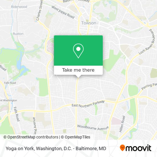 Mapa de Yoga on York