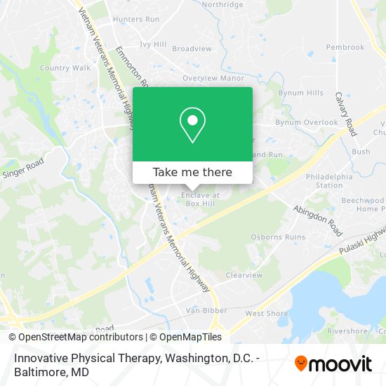 Mapa de Innovative Physical Therapy