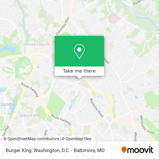 Burger King map