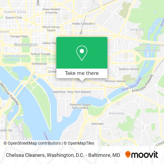 Mapa de Chelsea Cleaners