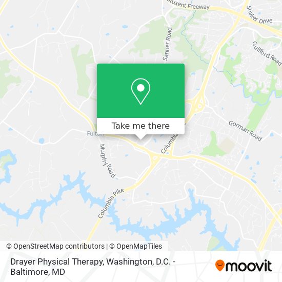 Mapa de Drayer Physical Therapy
