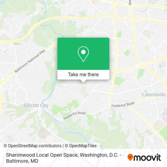 Sharonwood Local Open Space map