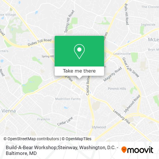 Mapa de Build-A-Bear Workshop;Steinway