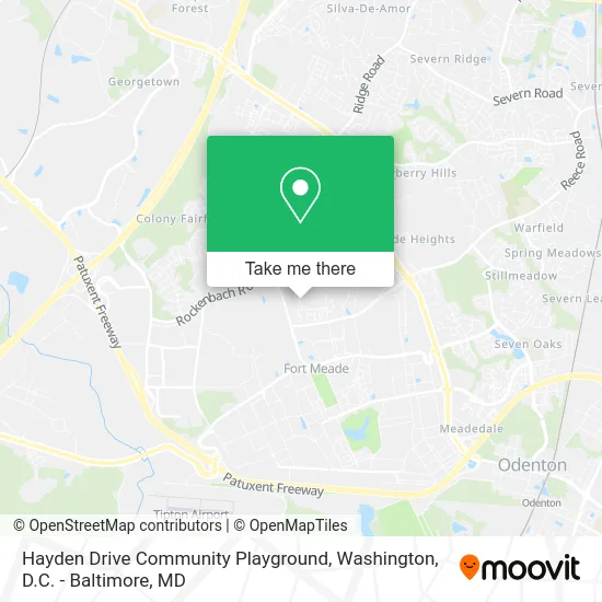 Hayden Drive Community Playground map