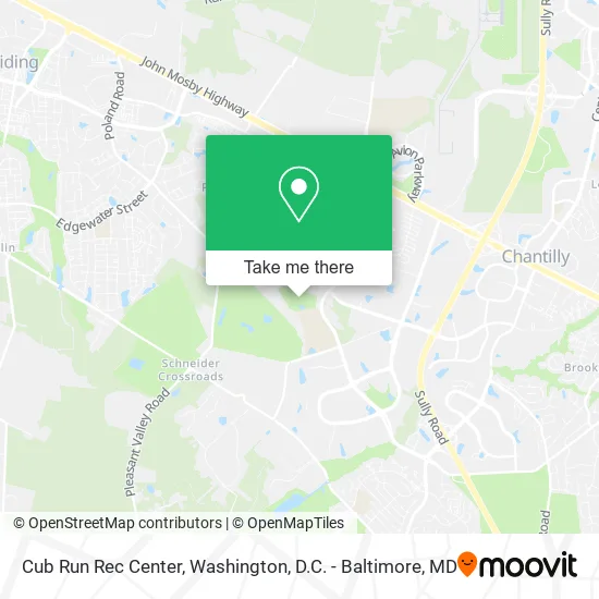 Cub Run Rec Center map