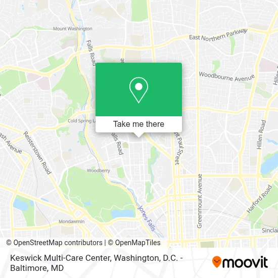 Keswick Multi-Care Center map