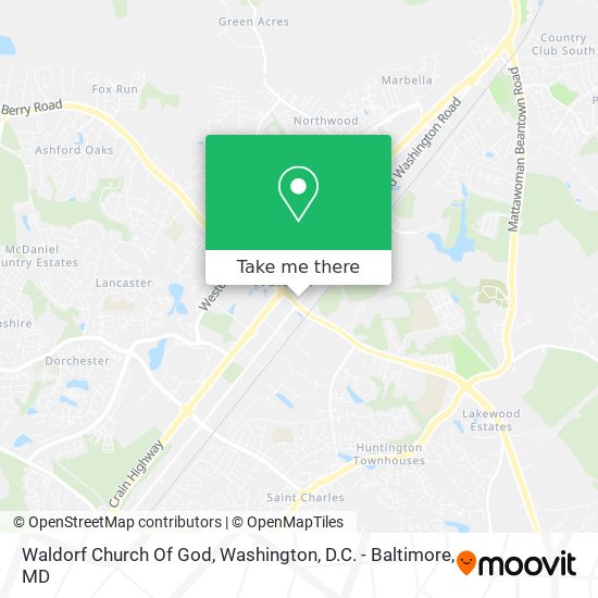 Mapa de Waldorf Church Of God