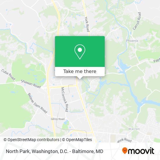 Mapa de North Park