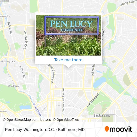 Pen Lucy map