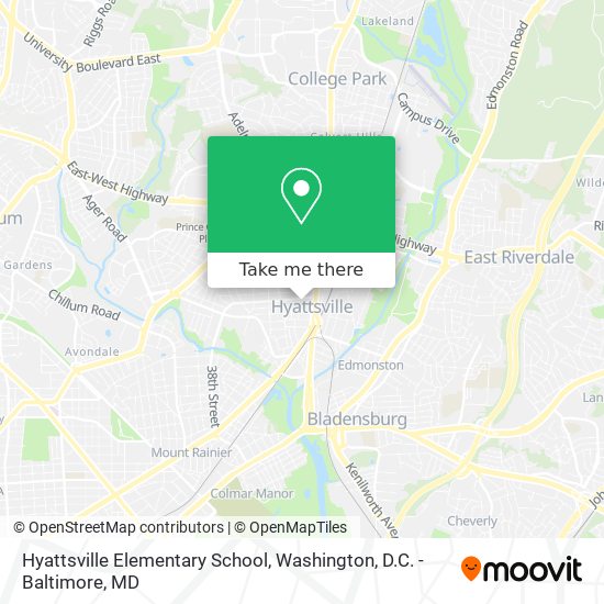 Mapa de Hyattsville Elementary School