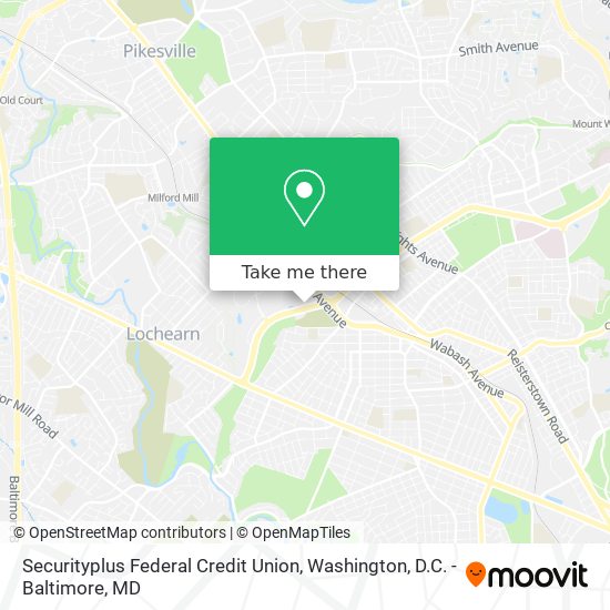 Securityplus Federal Credit Union map