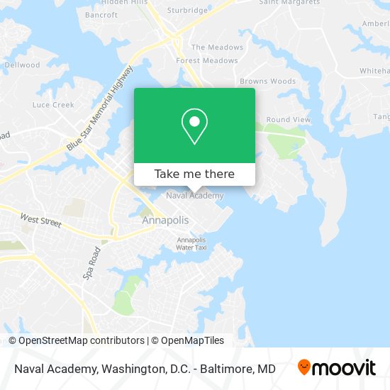 Mapa de Naval Academy